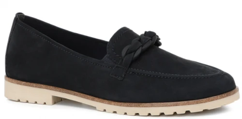 Tamaris Туфли женские 1-24200-42-805 Navy, темно-синий,светлая подошва