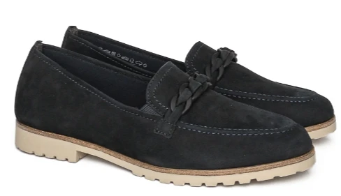 Tamaris Туфли женские 1-24200-42-805 Navy, темно-синий,светлая подошва