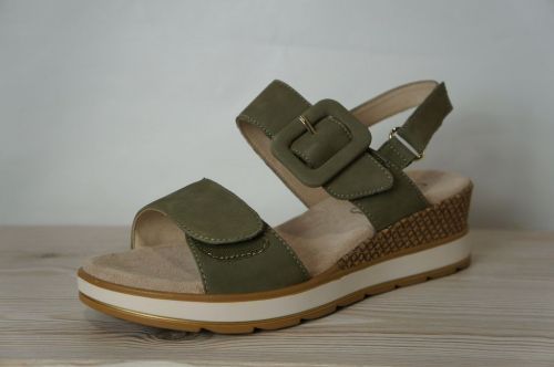 Caprice Туфли женские арт.9-28753-42-724 Olive nubuc