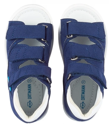 Детские ортопедические сандалии ORTMANN Kids Stenly 7.44.2 темно-синий, замша