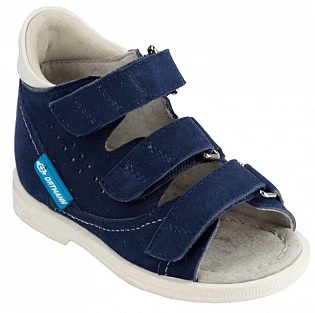 Детские ортопедические сандалии ORTMANN Kids Stenly 7.44.2 темно-синий, замша