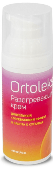 ORTOLEKS Разогревающий крем 50 мл