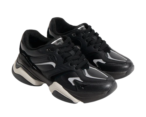 Tamaris Кроссовки женские арт.1-23882-46-003 BLACK LEATHER