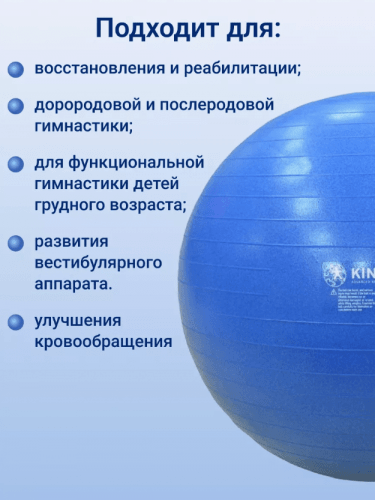 Гимнастический мяч (фитбол) KINERAPY GYMNASTIC BALL диаметр 75 см RB275